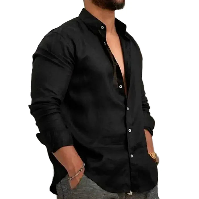 Camisa de Linho Masculina Velon (Compre 1 Leve 2)