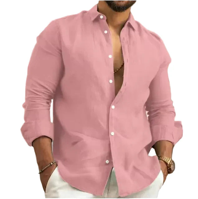 Camisa de Linho Masculina Velon (Compre 1 Leve 2)