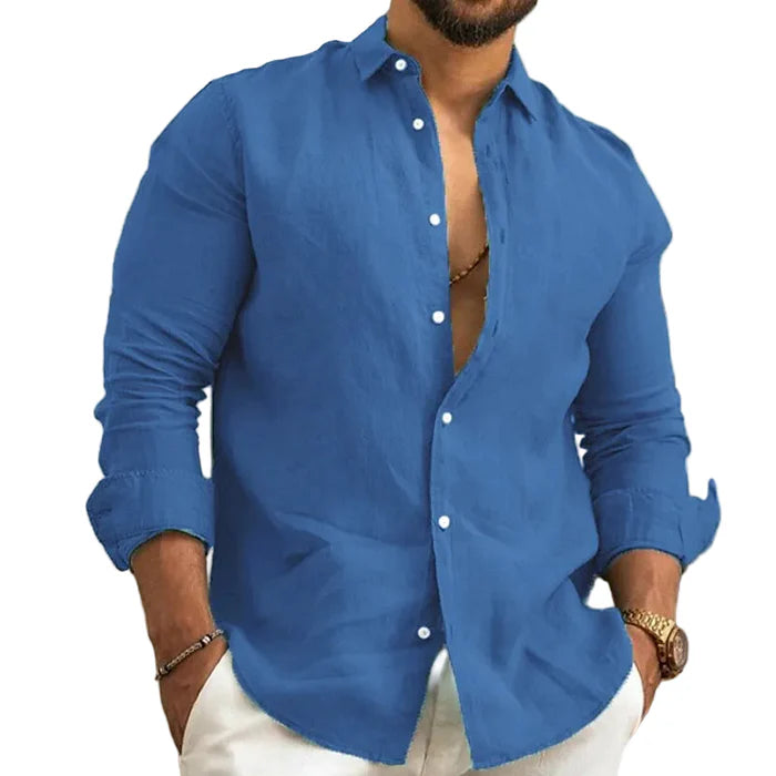 Camisa de Linho Masculina Velon (Compre 1 Leve 2)