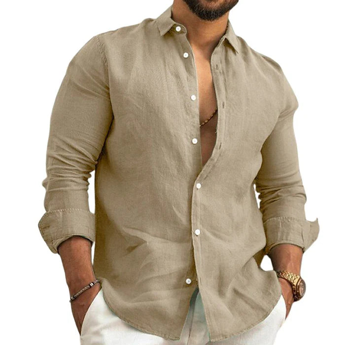 Camisa de Linho Masculina Velon (Compre 1 Leve 2)
