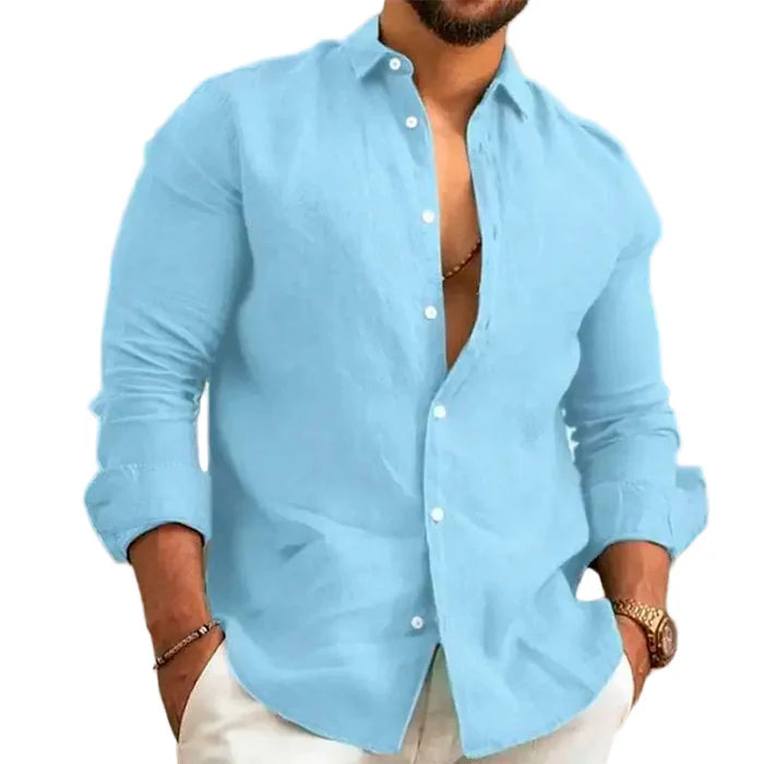 Camisa de Linho Masculina Velon (Compre 1 Leve 2)