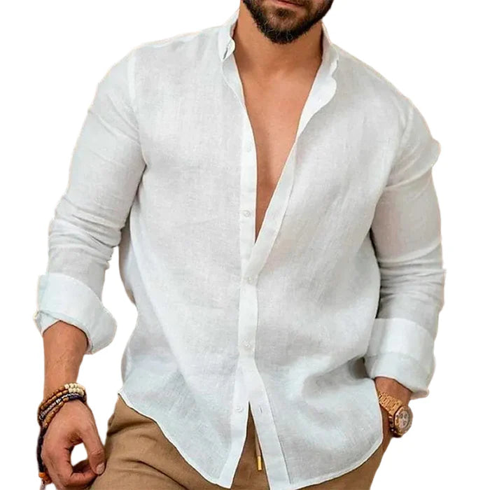 Camisa de Linho Masculina Velon (Compre 1 Leve 2)
